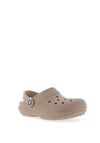 Crocs Womens Lined Clogs, Mushroom & Bone