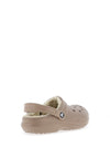 Crocs Womens Lined Clogs, Mushroom & Bone