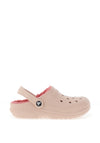 Crocs Classic Fleece Lined Clogs, Pink