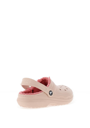 Crocs Classic Fleece Lined Clogs, Pink