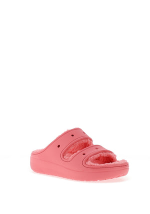 Crocs Classic Cozzzy Sandal, Coral