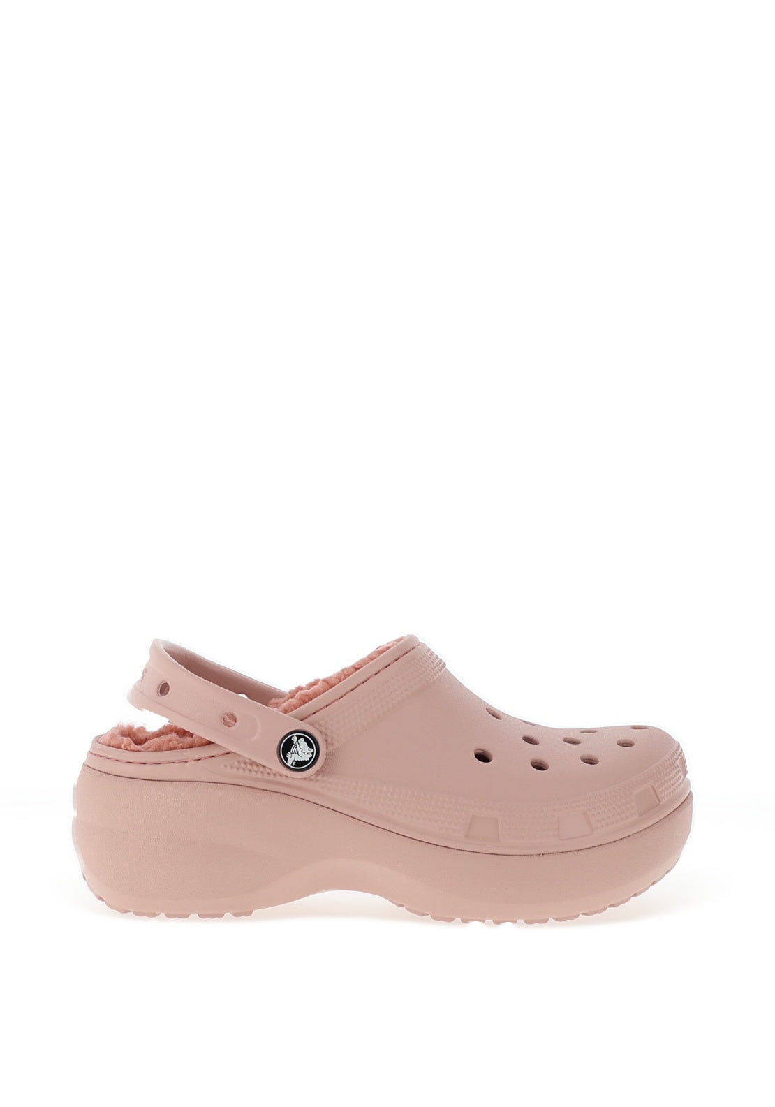 Crocs Classic Platform Fleece Lined Clogs, Pink