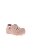 Crocs Classic Platform Fleece Lined Clogs, Pink