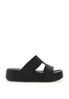 Crocs Womens Getaway Platform H Strap Sandals, Black