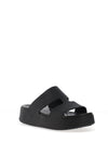 Crocs Womens Getaway Platform H Strap Sandals, Black