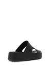 Crocs Womens Getaway Platform H Strap Sandals, Black