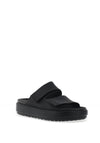 Crocs Womens Brooklyn Luxe Sandals, Black