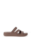 Crocs Womens Getaway Strappy Sandals, Brown