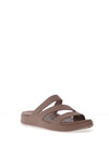 Crocs Womens Getaway Strappy Sandals, Brown