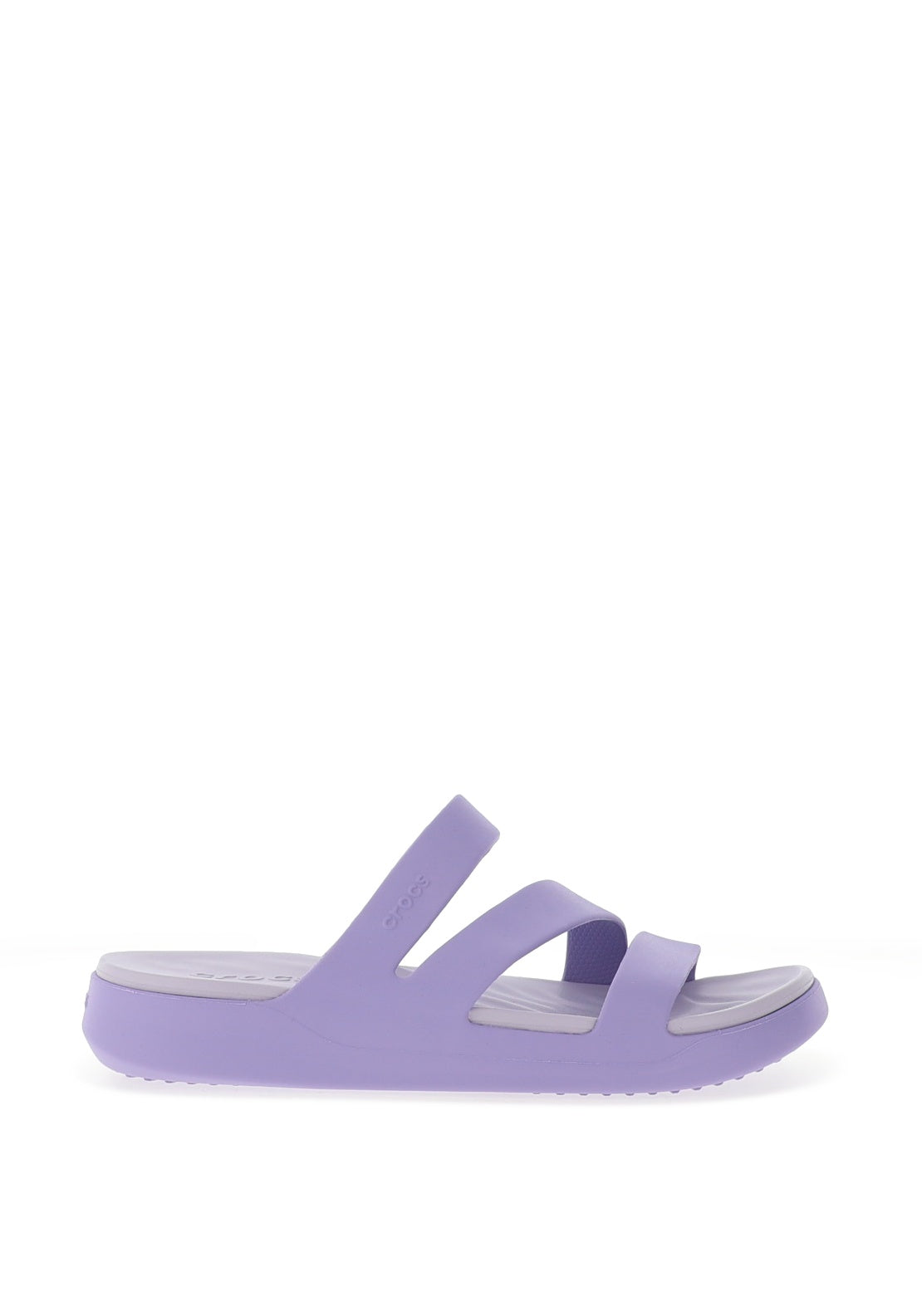Crocs Womens Getaway Strappy Sandals, Purple