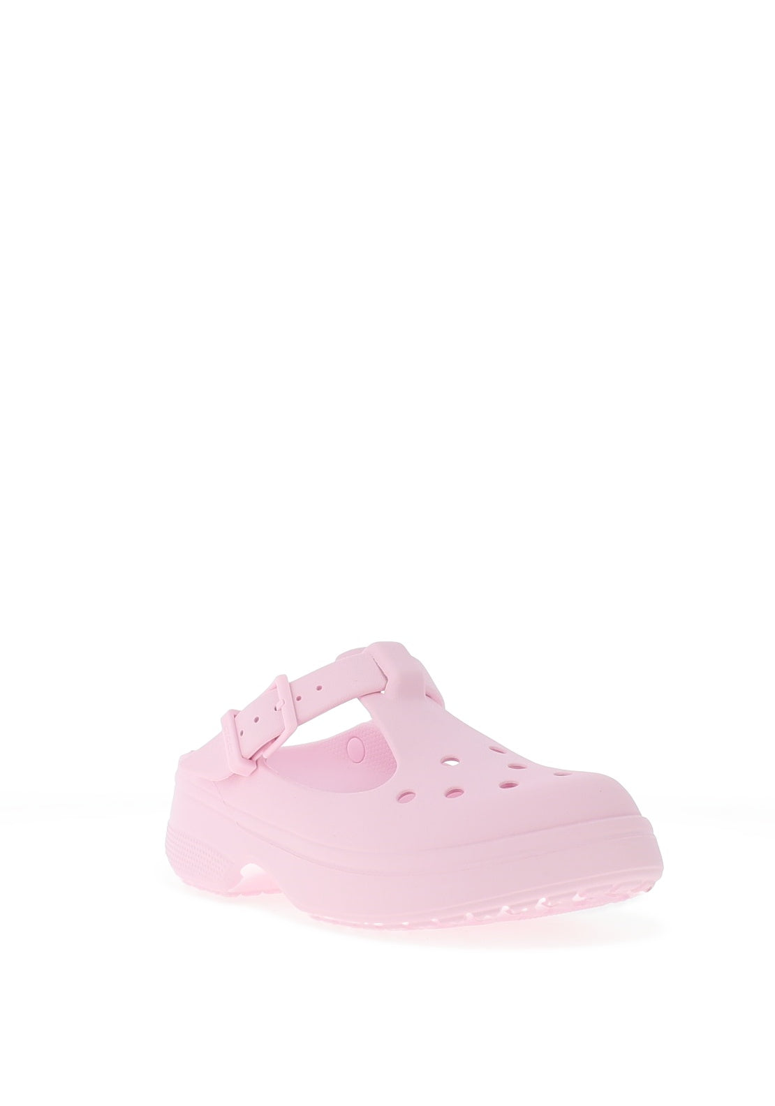 Crocs Womens Classic Mary Jane Clogs, Pink Milk