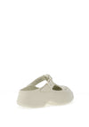 Crocs Womens Classic Mary Jane Clogs, Linen