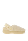 Crocs Womens Classic Unfurgettable Clogs, Cream