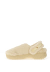 Crocs Womens Classic Unfurgettable Clogs, Cream