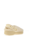 Crocs Womens Classic Unfurgettable Clogs, Cream