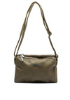 Zen Collection Triple Compartment Crossbody Bag, Green