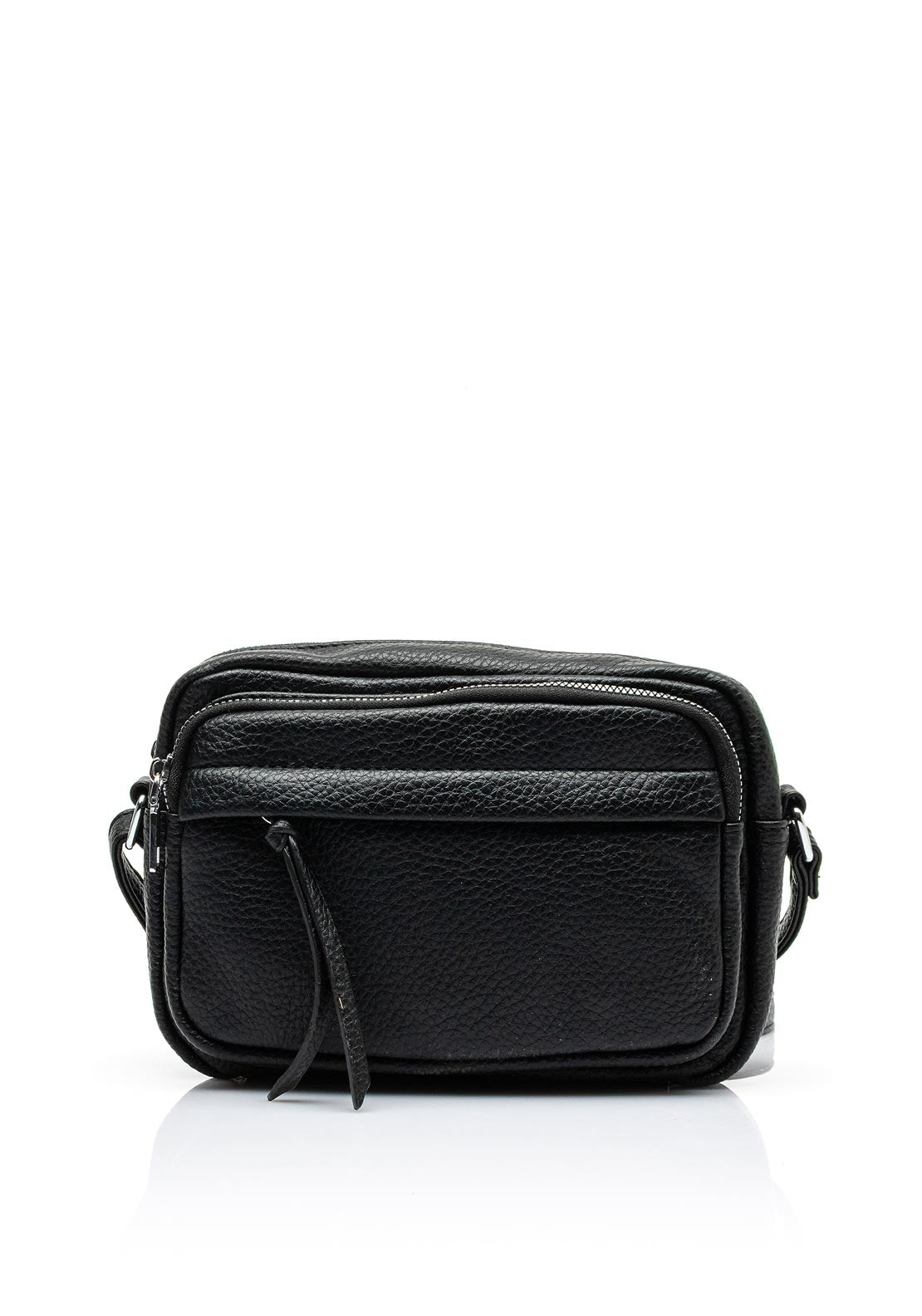 Zen Collection Multi Pocket Small Crossbody Bag, Black