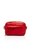 Zen Collection Multi Pocket Small Crossbody Bag, Red