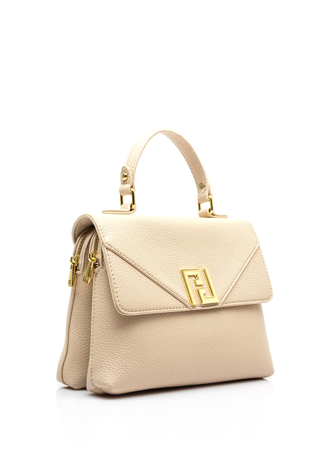 Zen Collection Flap Over Mini Grab Bag, Stone