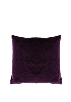 CONTRAST VELVET PIPED PURPLE