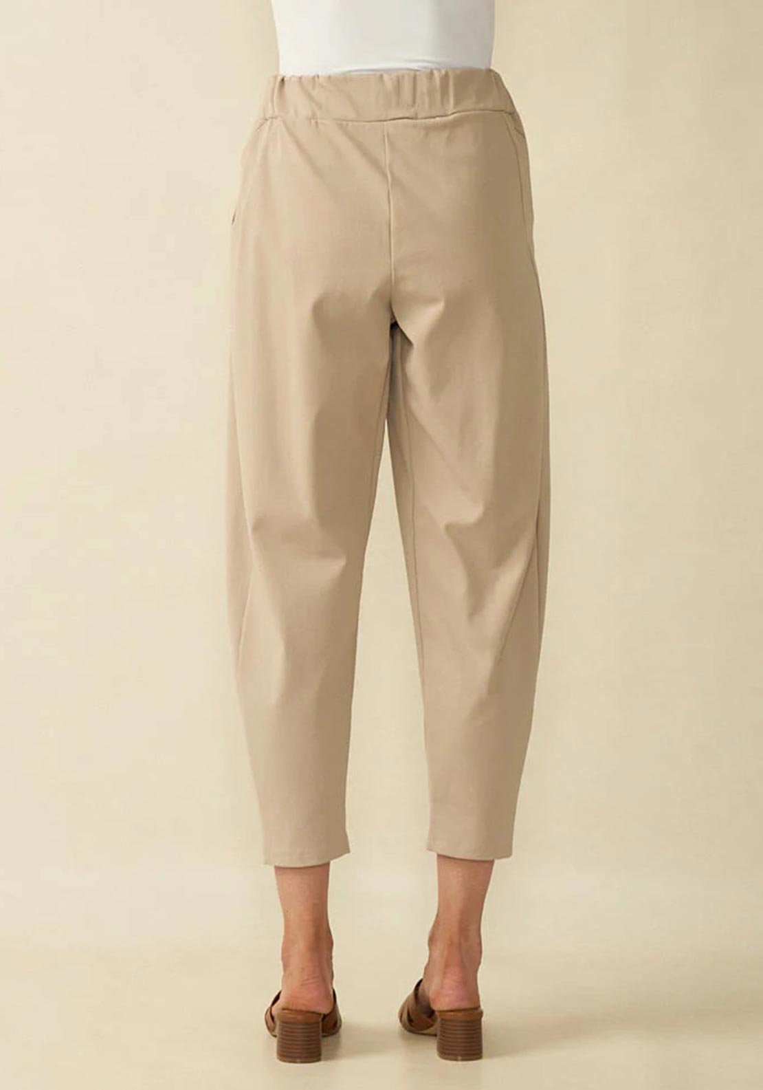 D.E.C.K by Decollage Barrel Trousers, Beige
