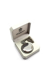 MGD Jewellery Gents Stripe Detail Pocket Watch, Silver