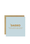 Bold Bunny “Daideo” Greetings Card