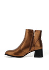Dancing Matilda Acrobat Metallic Heeled Boots, Bronze