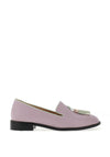 Dancing Matilda Trapeze Flat Shoes, Morada