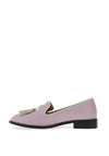 Dancing Matilda Trapeze Flat Shoes, Morada