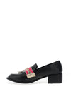 Dancing Matilda Trapeze Tassel Loafers, Black