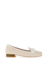 Dancing Matilda Trapeze Geo Flat Shoes, Pearl Pink
