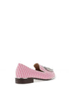 Dancing Matilda Trapeze Weave Effect Flat Shoes, Pink