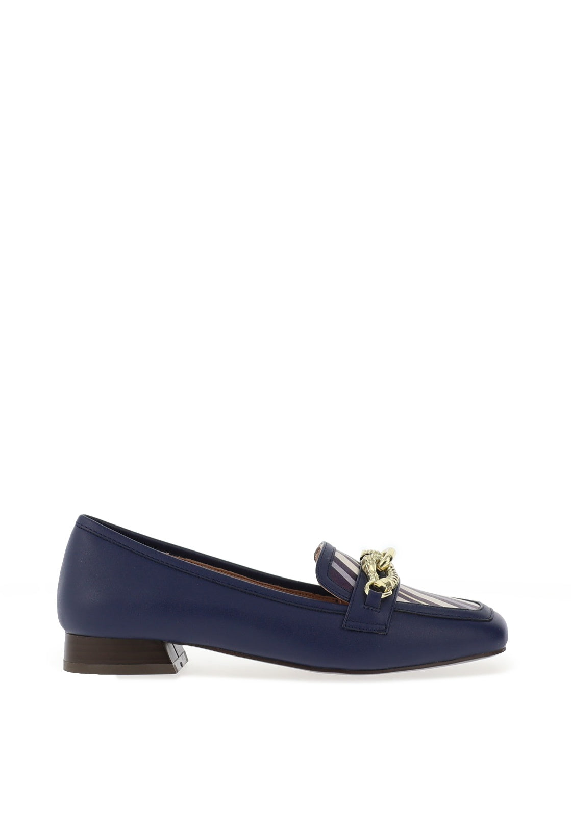 DANCING MATILDA Dancing Matilda Trapeze Loafer Flat Shoes, Navy LinkSHOES