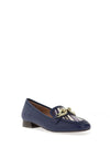 DANCING MATILDA Dancing Matilda Trapeze Loafer Flat Shoes, Navy LinkSHOES