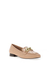 Dancing Matilda Trapeze Loafer Flat Shoes, Tan