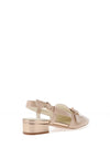 Dancing Matilda Buckle Detail Heeled Pumps, Nude
