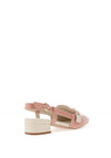 Dancing Matilda Buckle Detail Heeled Pumps, Salmon Pink