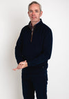 Daniel Grahame Drifter Half Zip Sweatshirt, Navy