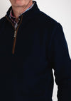 Daniel Grahame Drifter Half Zip Sweatshirt, Navy