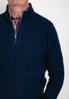 Daniel Grahame Half Zip Sweatshirt, Navy