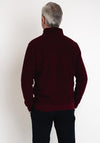 Daniel Grahame Drifter Half Zip Sweatshirt, Rouge
