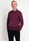 Daniel Grahame Round Neck Sweater, Rouge