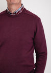Daniel Grahame Round Neck Sweater, Rouge