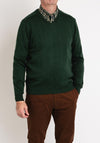 Daniel Grahame V Neck Sweater, Green