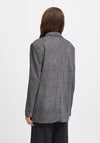Ichi Dunna Sparkle Blazer, Dark Silver