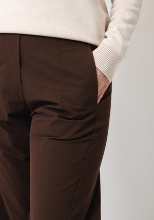 DARLING LIGHTWEIGHT CROPPED BARREL TROUS