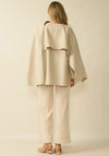d.e.c.k by Decollage One Size Draped Cape, Beige