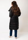 D.E.C.K by Decollage Reversible Padded Coat, Black and Brown