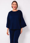 d.e.c.k by Decollage One Size Boxy Sweater, Navy